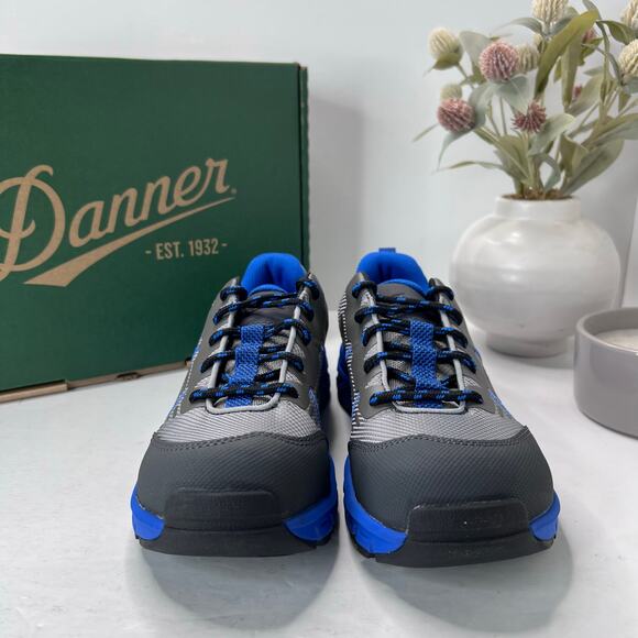 Danner Run Time 3" Composite Non-Metallic Toe Sneaker Gray/Blue 12381 Women 7.5M - Picture 2 of 10